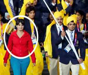 She spoilt the entire Indian march past in London Olympics